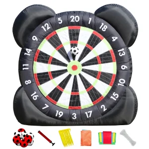 10FT Heavy-Duty Inflatable Soccer Darts Game Set,